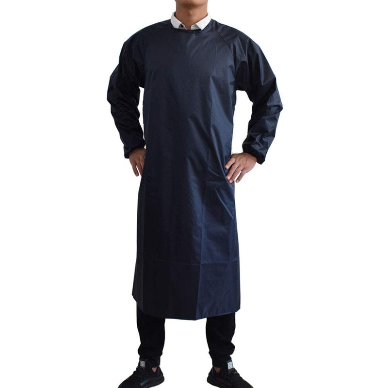Jaspfct Waterproof Apron Long Sleeves,Waterproof Smock for Cleaning works,Butcher M08DB - Image 1